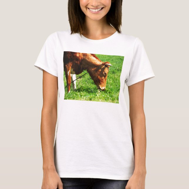 Camiseta Comer vacas de Guernsey (Anverso)