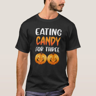 Camiseta Comer Vela Para Tres Anuncios De Embarazo De Hallo