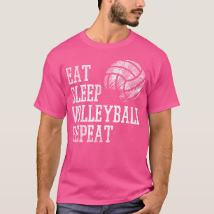 Camiseta Comer voleibol de sueño repite los jugadores diver