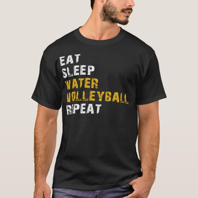 Camiseta comer vóley de agua del sueño (Anverso)