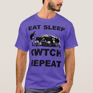 Camiseta Comer whisky holandés repito el humor galés del ru