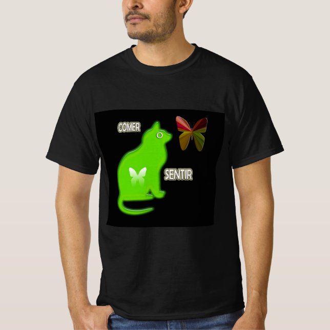Camiseta comer y sentir (Anverso)