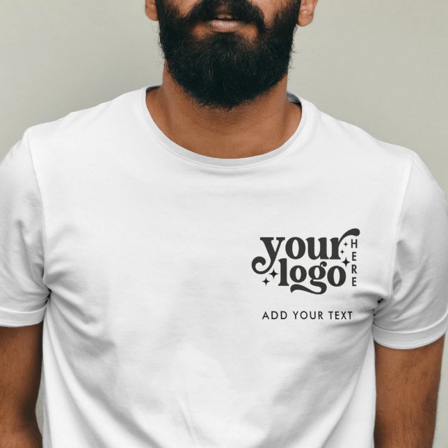 Camiseta comercial de empresa de logotipos y texto (Subido por el creador)