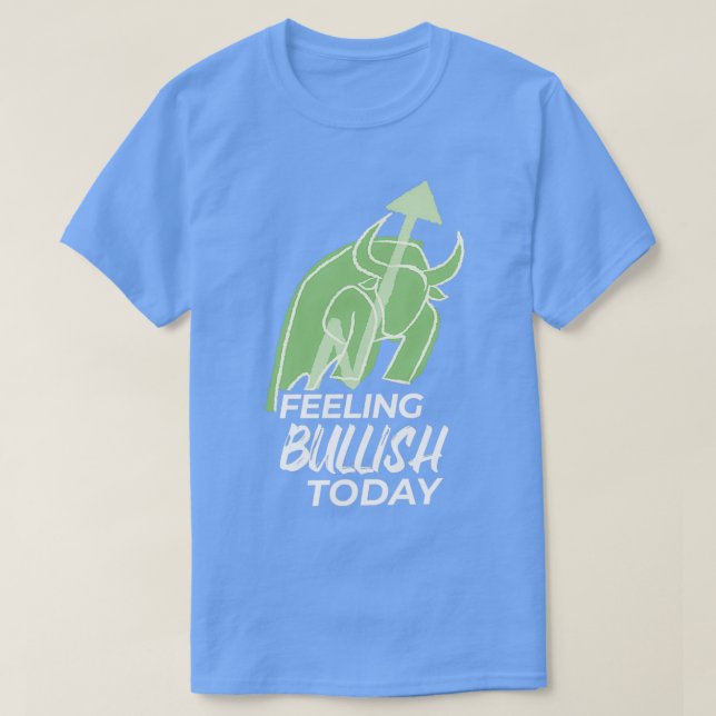 Camiseta COMERCIAL DE MERCADO DE VALORES sensación de alza  (Diseño del anverso)