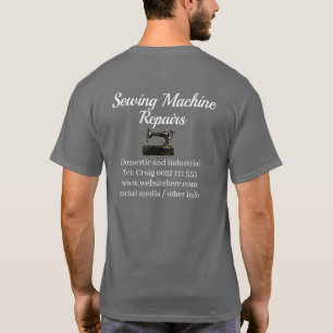 Camiseta comercial de reparación de máquina de cos