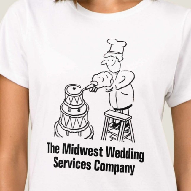 Camiseta comercial de servicios de Boda divertida (Subido por el creador)