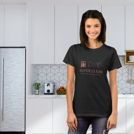 Camiseta Comercial residencial de la casa de limpieza profe
