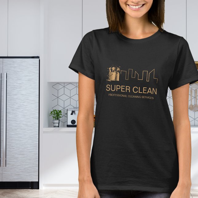 Camiseta Comercial residencial de la casa de limpieza profe (Subido por el creador)