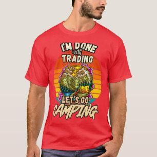 CAMISETA COMERCIAL Y DISEÑO DE CAMPING VINTAGE CLÁSICO RETR