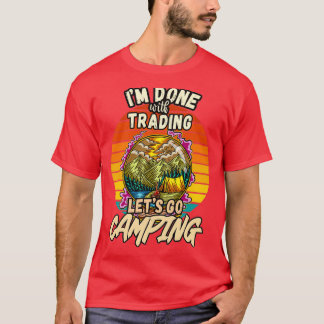 CAMISETA COMERCIAL Y DISEÑO DE CAMPING VINTAGE CLÁSICO RETR