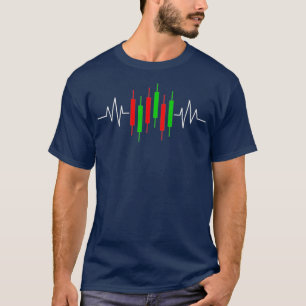Camiseta Comercialización de Heartbeat Stock Forex Crypto 