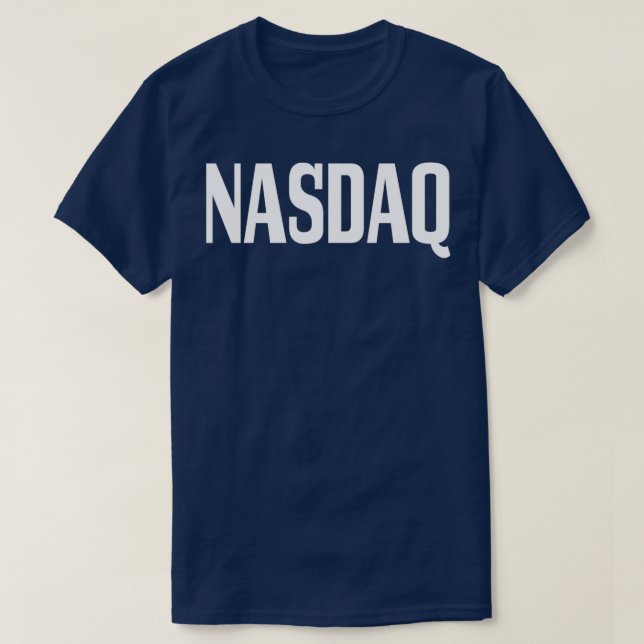 Camiseta Comercialización del mercado de valores de Nasdaq (Diseño del anverso)