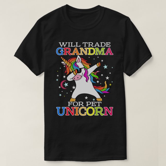 Camiseta ¿Comercializará GRANDMA Para La Fantasía Mágica Un (Diseño del anverso)