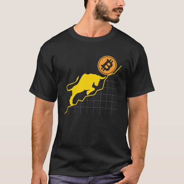 Camiseta Comerciante De Bitcoin Crypto Asset Trader Bull Bu (Anverso)
