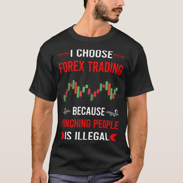 Camiseta Comerciante de divisas golpeando (Anverso)