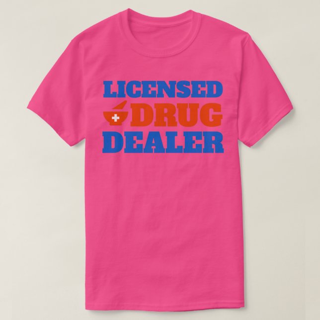 Camiseta Comerciante de drogas con licencia 12 (Diseño del anverso)