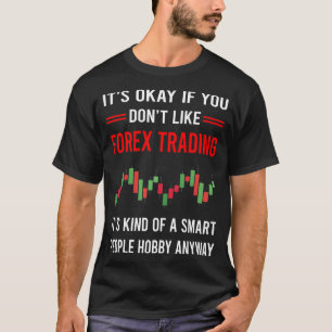 Camiseta Comerciante de Forex de R Smart People
