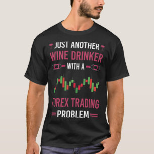 Camiseta Comerciante de Wine Drinker Forex