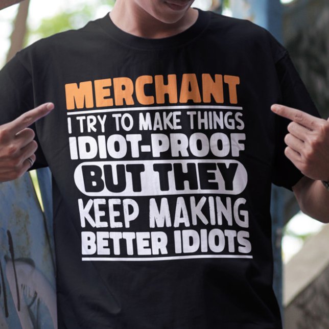 Camiseta Comerciante Intento Hacer Las Cosas Funny Comercia (Subido por el creador)