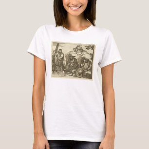 Camiseta Comerciantes chinos que consultan adivinos al En