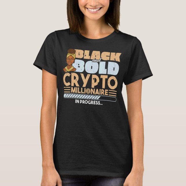 Camiseta Comerciantes Cryptocurrency Lifestyles Crypto Trad (Anverso)