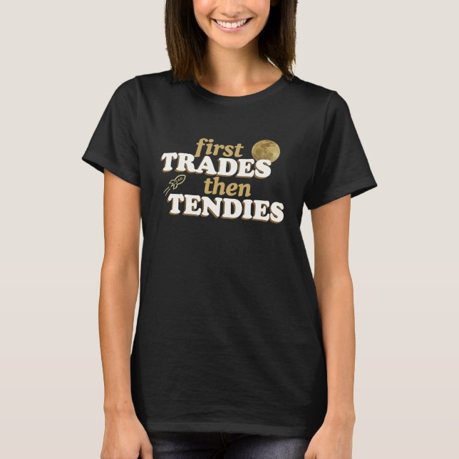 Camiseta Comerciantes de Criptomonedas  Pollo Tendies Día d (Anverso)