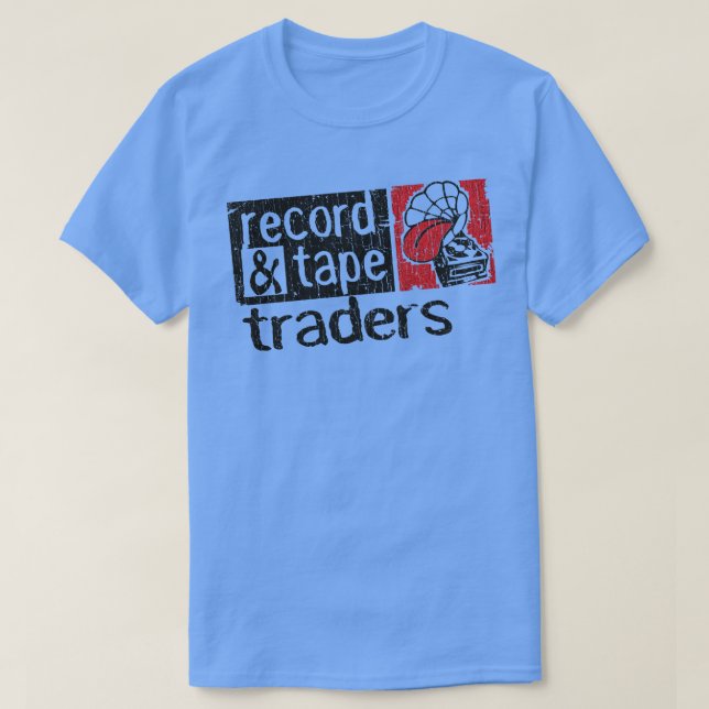 Camiseta Comerciantes de grabación y cinta 1977 (Diseño del anverso)
