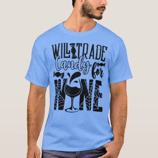 Camiseta ¿Comerciará Candy por Vino, Famoso Truco fantasma 