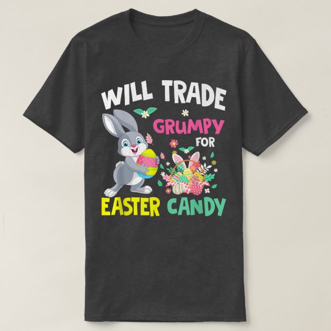 Camiseta ¿Comerciará Grumpy Para La Divertida Familia De Ca (Diseño del anverso)