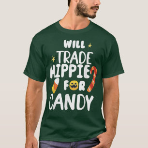 Camiseta Comerciará Hippie Por Candy Funny Mateo Halloween