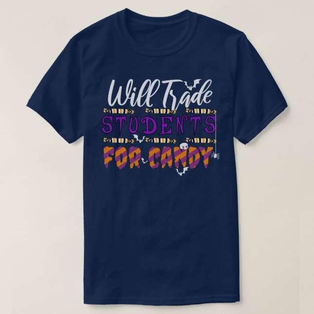 Camiseta ¿Comerciarán Estudiantes Por Candy? (Diseño del anverso)