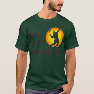 Camiseta Cómese el juego de insignias para dormir T