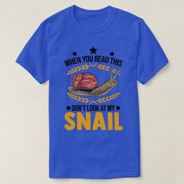 Camiseta Comestible de regalo de caracol8 (Diseño del anverso)