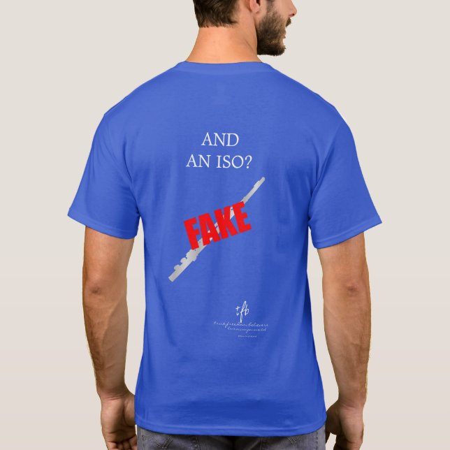 Camiseta Comestibles ISO II Flute Wh. Txt. (Reverso)