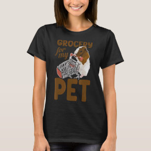 Camiseta Comestibles Para Mi Mascota Animal Lover Guinea Pi