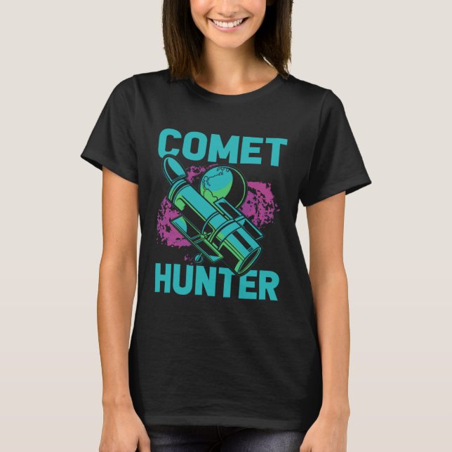Camiseta Comet Hunter I Astronomy (Anverso)