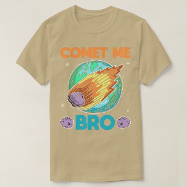 Camiseta Comet Me Bro Asteroide Solar System Planet (Diseño del anverso)