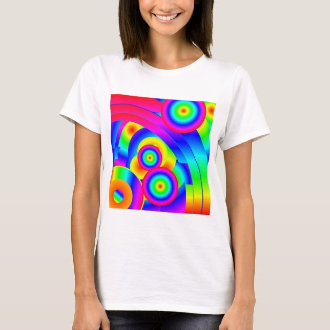 Camiseta Cometa abstracta (Anverso)