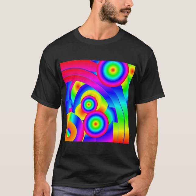 Camiseta Cometa abstracta (Anverso)