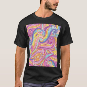 Camiseta Cometa arcoiris: Cielo mágico de ensueño.