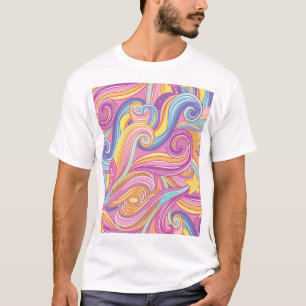 Camiseta Cometa arcoiris: Cielo mágico de ensueño.
