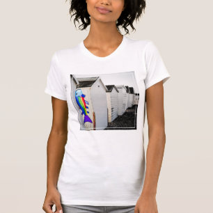 Camiseta Cometa coloreada arco iris