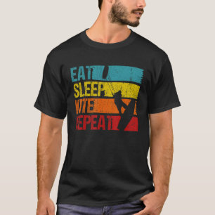 Camiseta Cometa de kiteboarding Cometa Comer Dormir Cometa