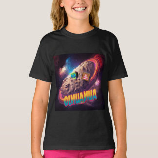 Camiseta cometa espacial de oumuamua cruzando un alien