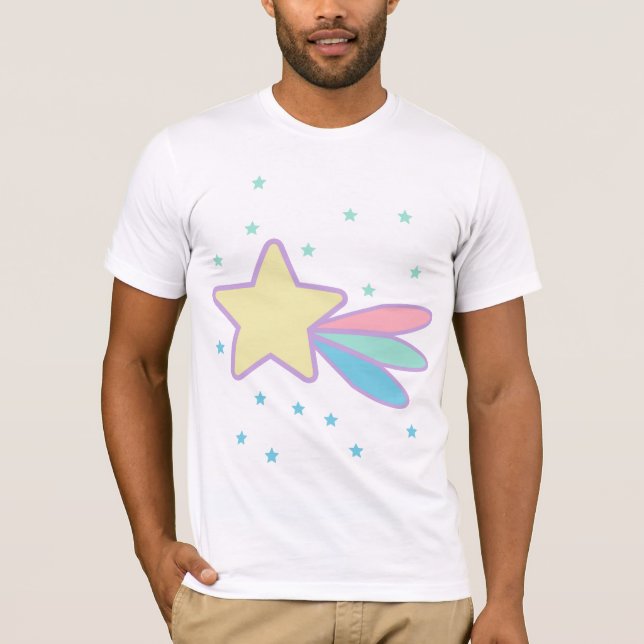 Camiseta Cometa Estrella Fugaz Linda (Anverso)
