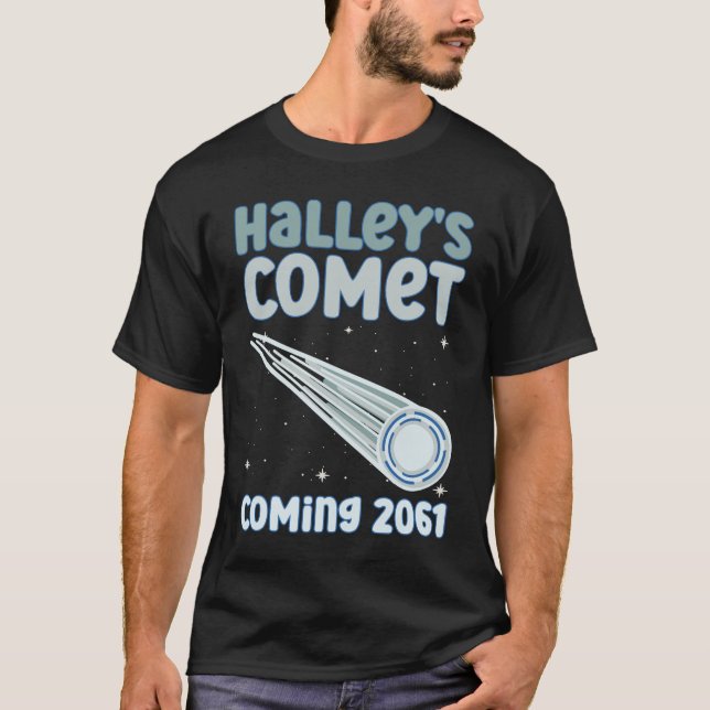 Camiseta Cometa Halley en 2061 - Cometa astronómica (Anverso)