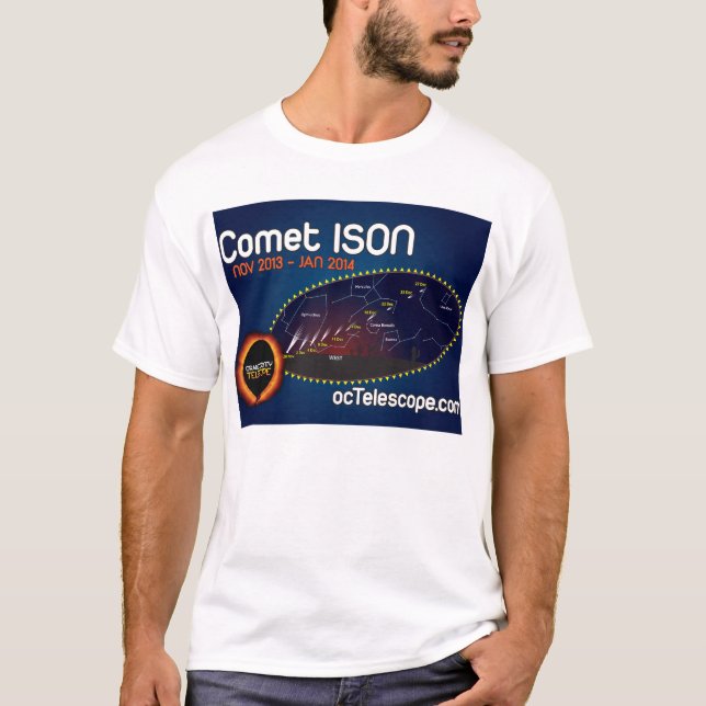 Camiseta Cometa ISON (Anverso)