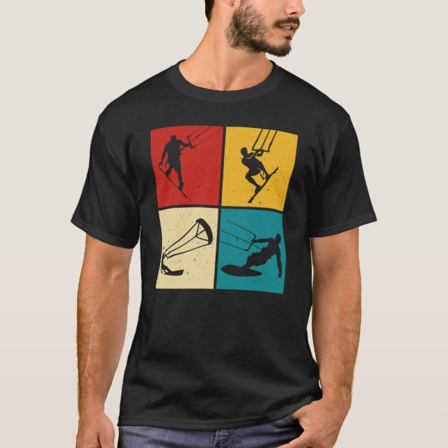 Camiseta Cometa Retro Kitesurf (Anverso)