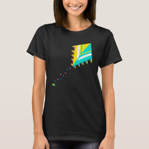 Camiseta Cometas de viento volando cometas voladoras de com