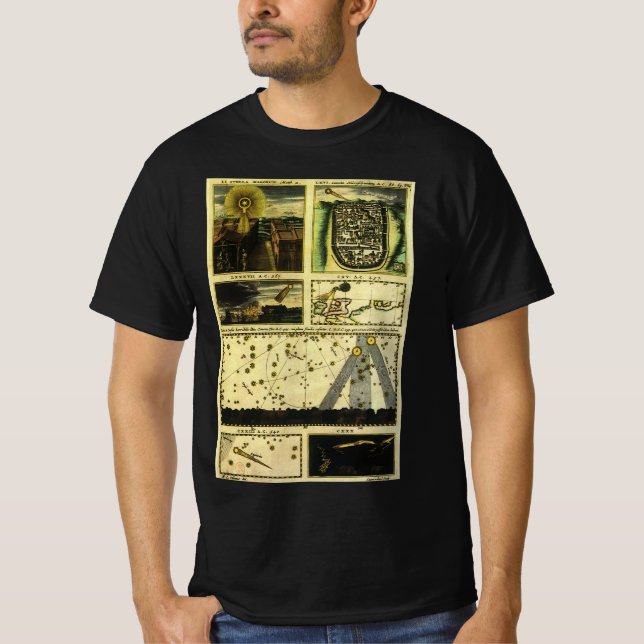 Camiseta Cometas teatros de Stanislaw Lubieniecki (Anverso)
